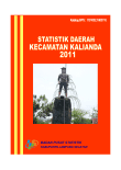 Statistik Daerah Kecamatan Kalianda 2011