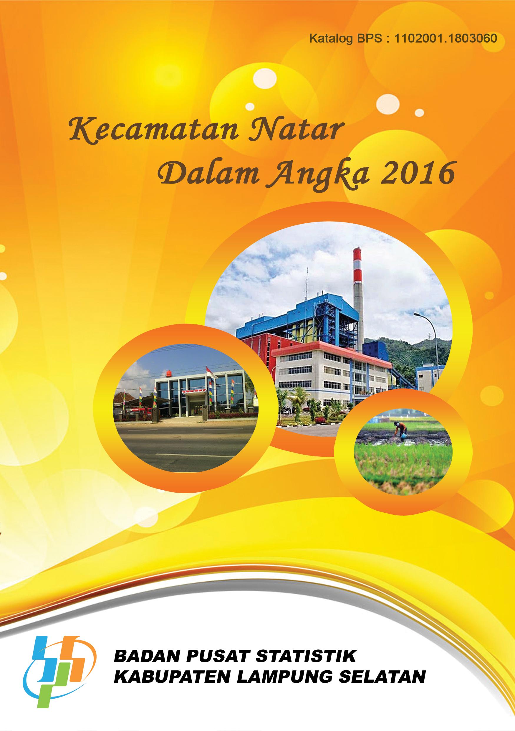 Kecamatan Natar Dalam Angka 2016