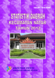 Statistik Daerah Kecamatan Natar 2012