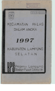 Kecamatan Palas Dalam Angka 1997