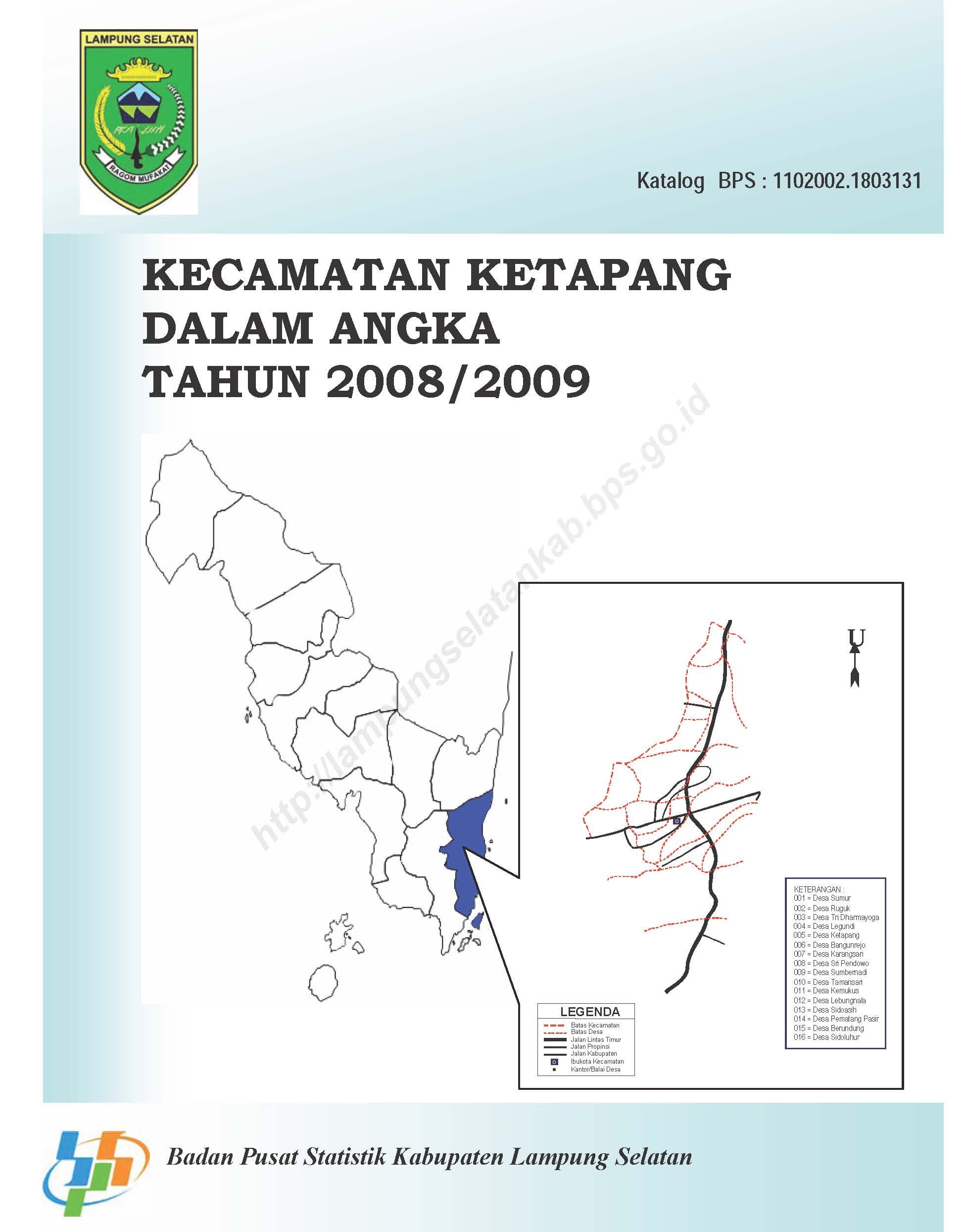 Kecamatan Ketapang dalam angka 2009