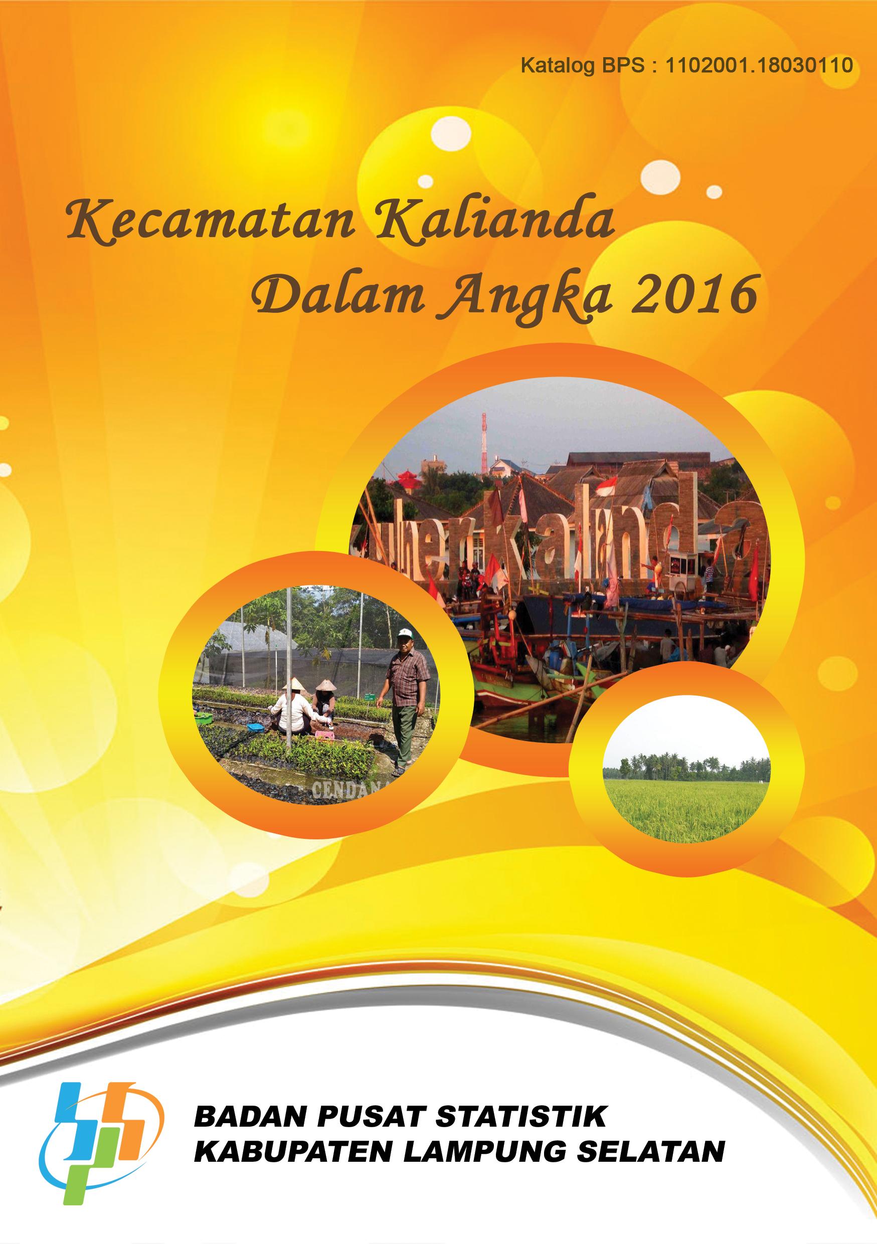 Kecamatan Kalianda Dalam Angka 2016