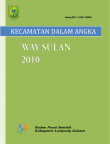 Kecamatan Way Sulan dalam angka 2010