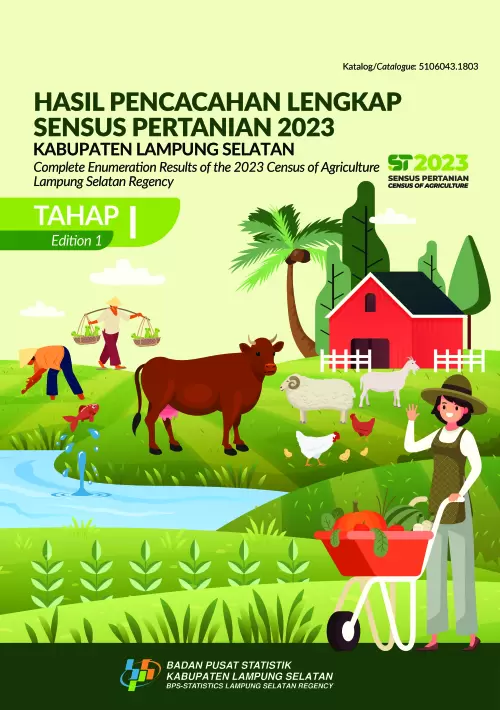 Hasil Pencacahan Lengkap Sensus Pertanian 2023 - Tahap I Kabupaten Lampung Selatan